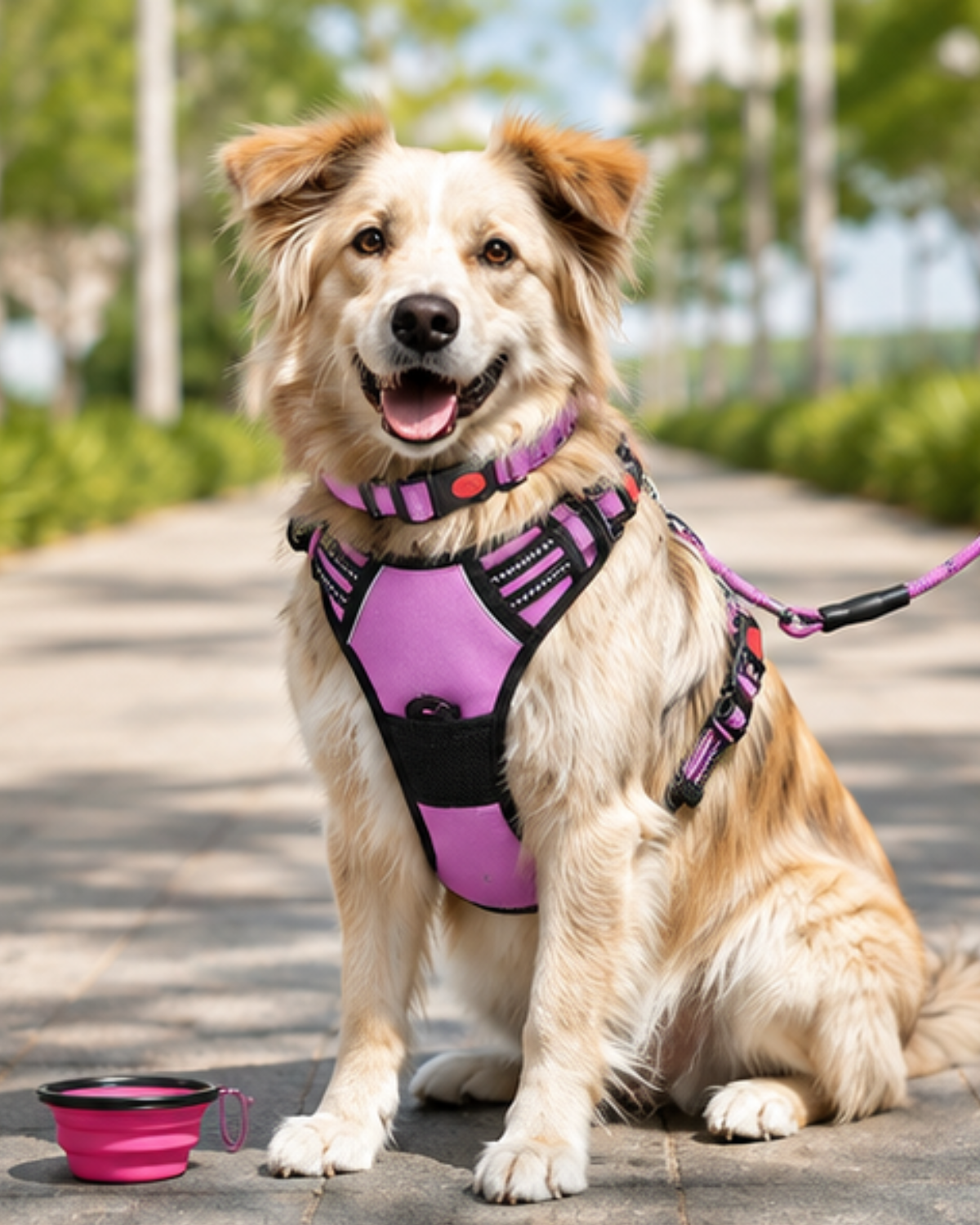 dog Walking Harness & Leash Set