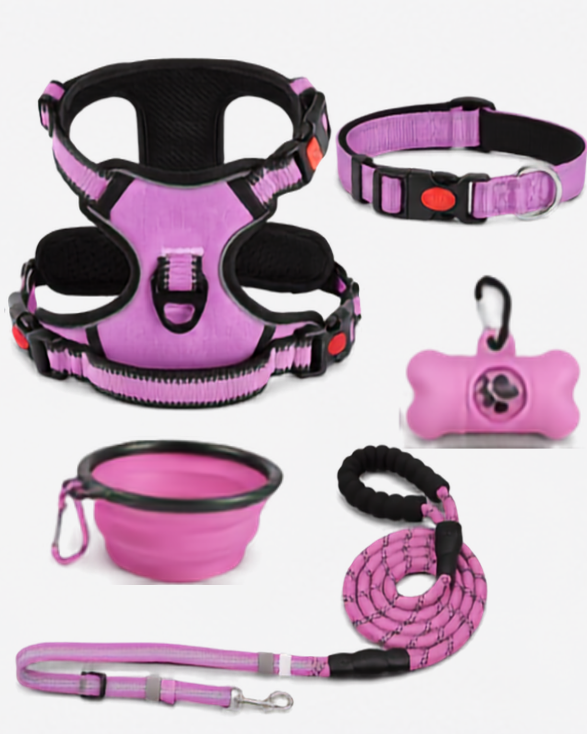 dog Walking Harness & Leash Set